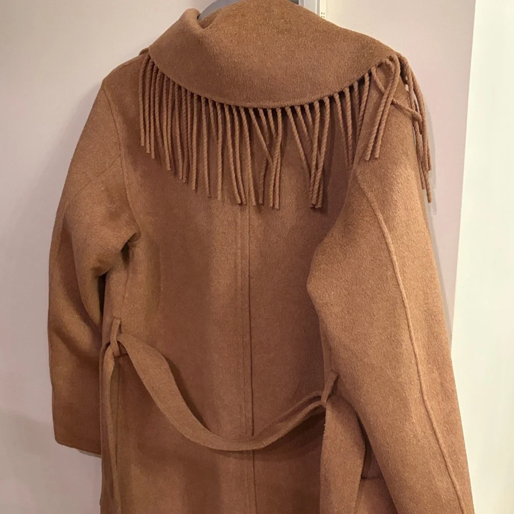 Simkai Fringe Long Coat size small NWT - Picture 4 of 7